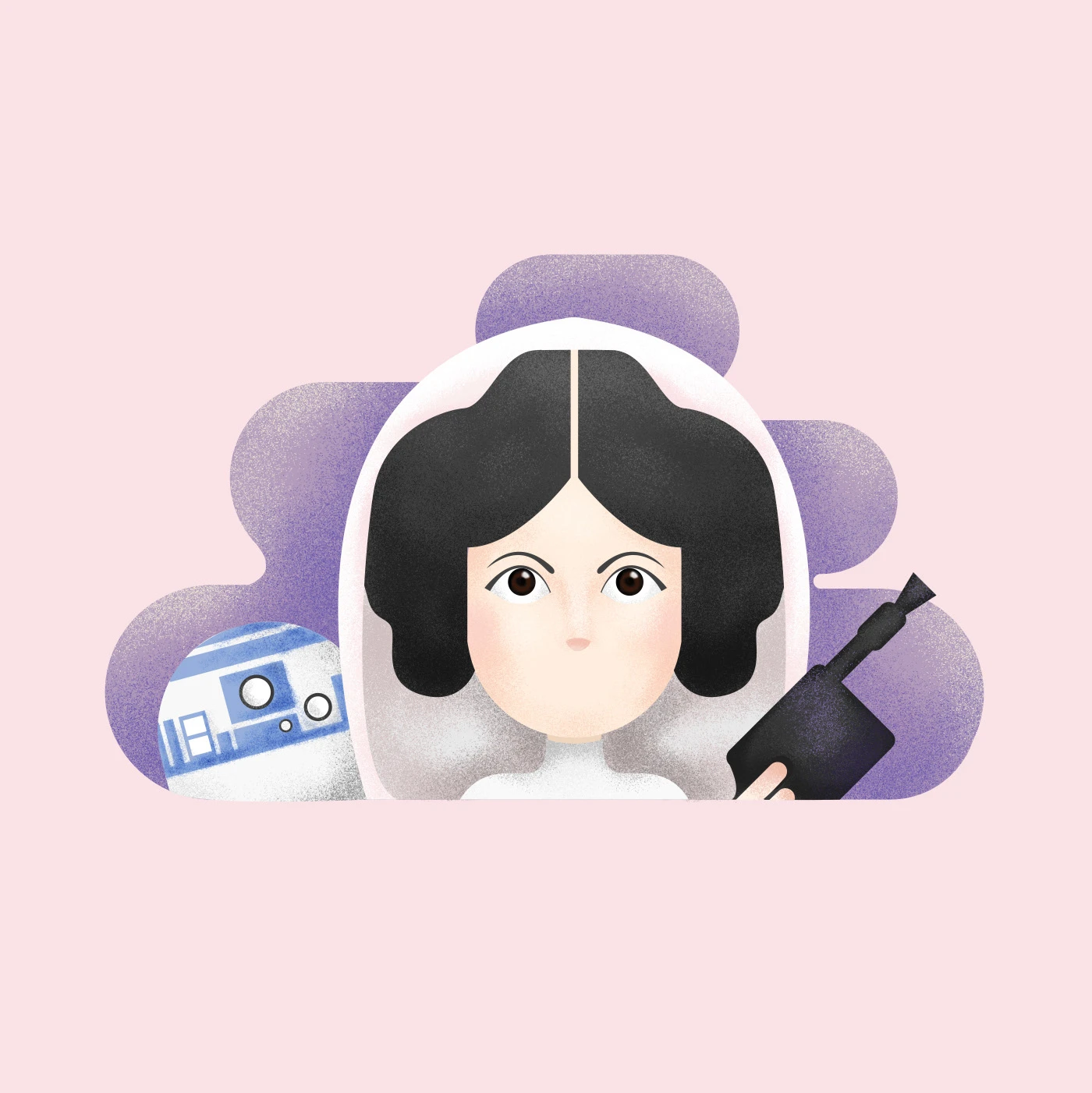 Illustration of a character portrait